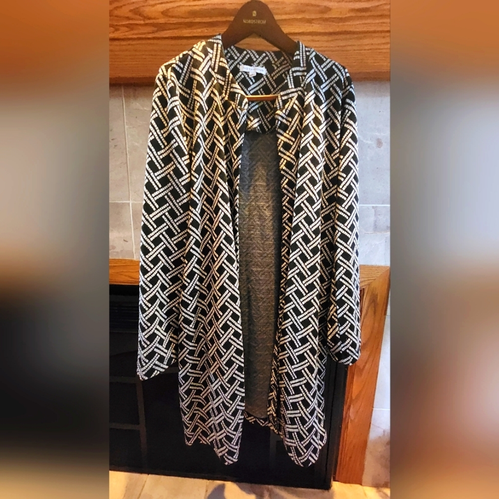 Notations Duster Cardigan Size M